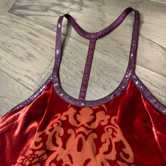 Free People Forbidden Ivy Ombré Velvet Tunic Dress Size 0 NWOT - Picture 4 of 12